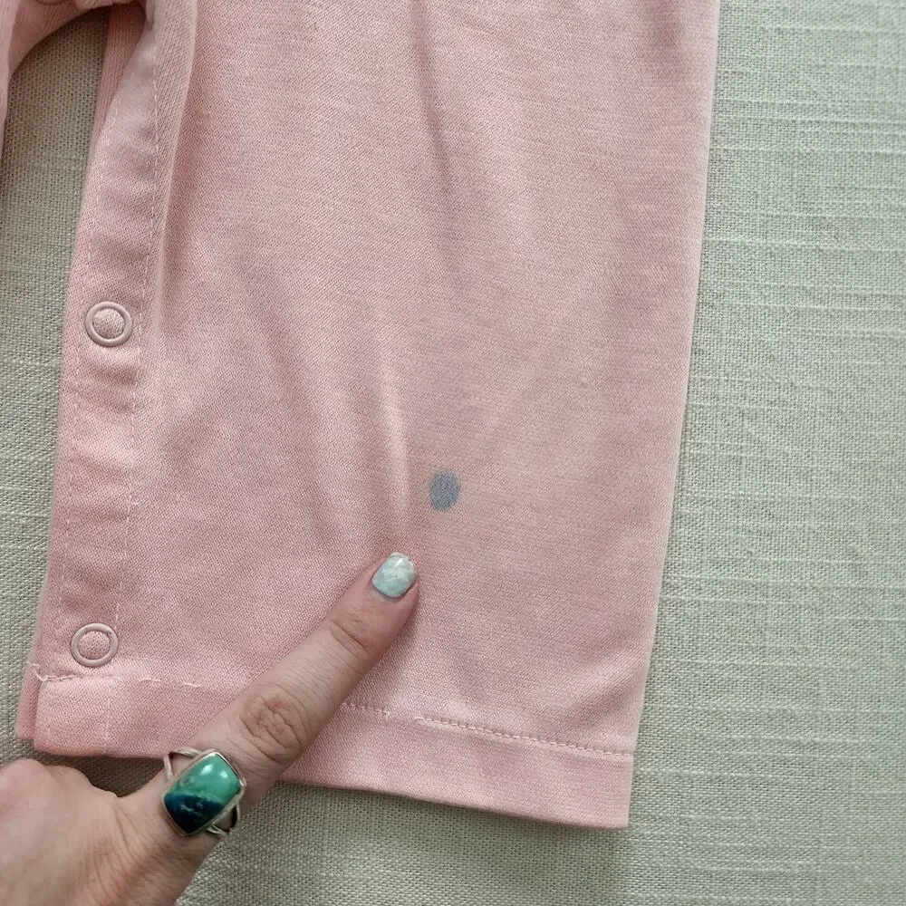 Vintage Lacoste Light Pink Bodysuit 12 months *flaw